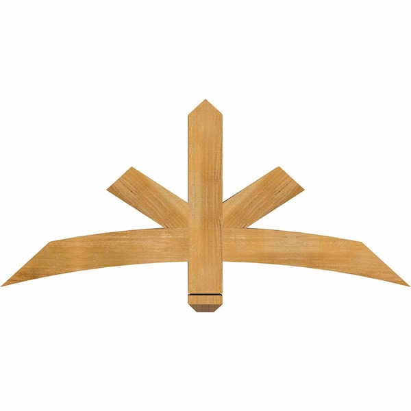 Ekena Millwork Alberta Rough Sawn Timber Gable Bracket, Western Red Cedar, 48"W x 22"H x 4"D x 4"F, 11/12 Pitch GBW048X22X0404ALB00RWR - main